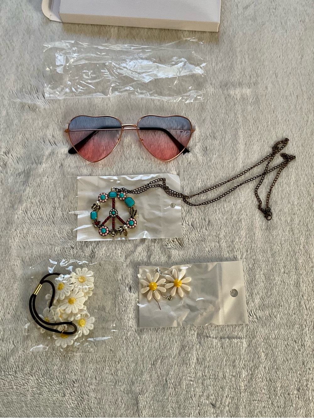 4 Piece Hippie or Mother Nature Costume Accessories